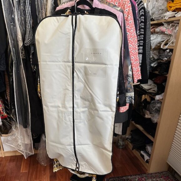 Sandro Black Size 36 Trench Coat Brand New with Tags - Picture 11 of 14